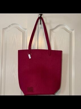 Deep Raspberry Everyday Tote Bag with Sturdy Straps Bath & Body Works
